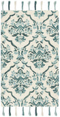 Safavieh Suzani 3'-0" x 5'-0" Rug in Ivory / Turquoise