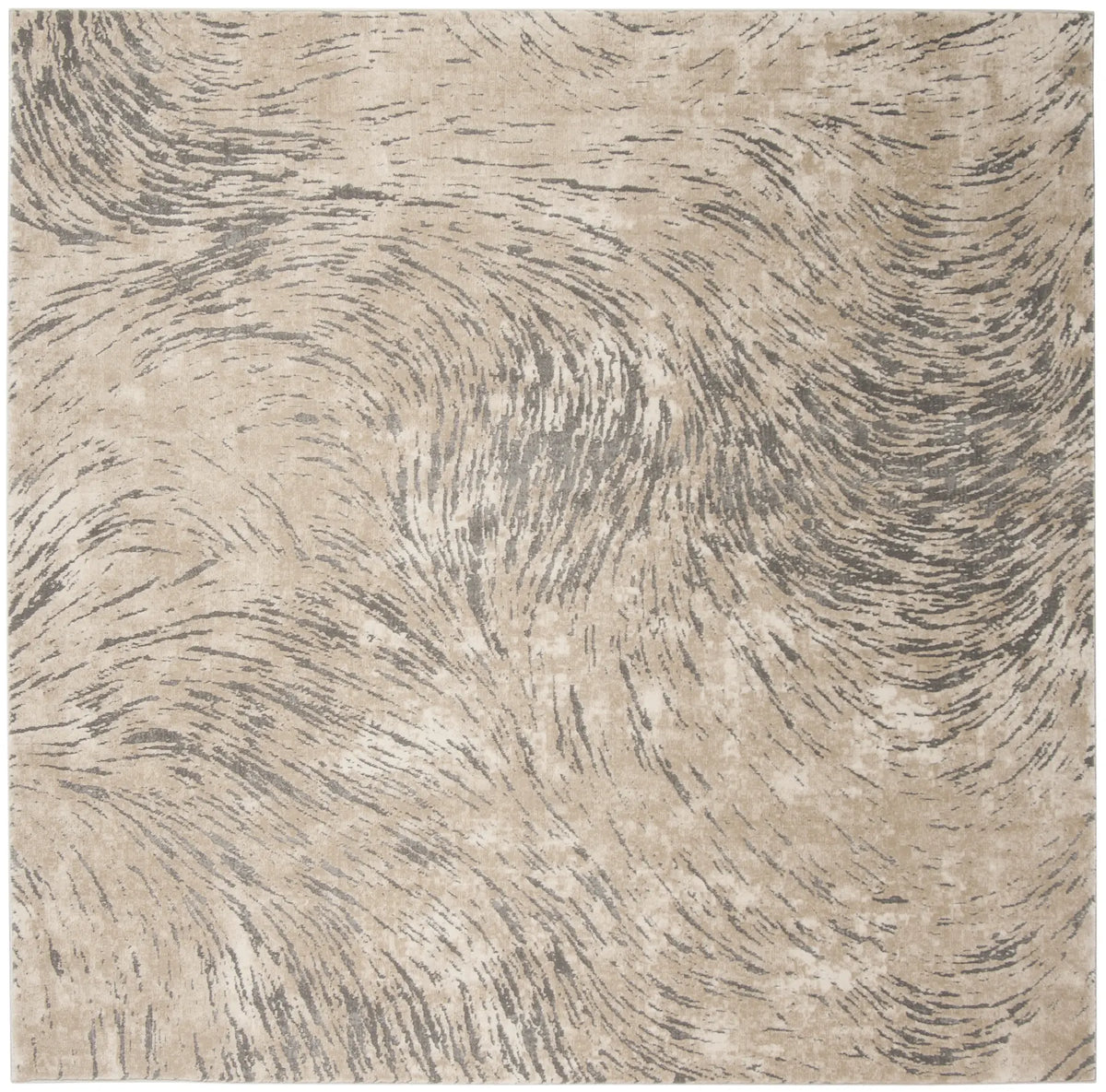 Safavieh Meadow 6'-7" x 6'-7" Rug in Ivory / Grey
