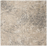 Safavieh Meadow 6'-7" x 6'-7" Rug in Ivory / Grey