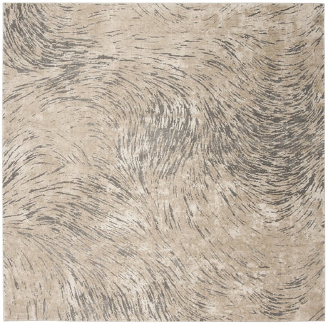 Safavieh Meadow 6'-7" x 6'-7" Rug in Ivory / Grey
