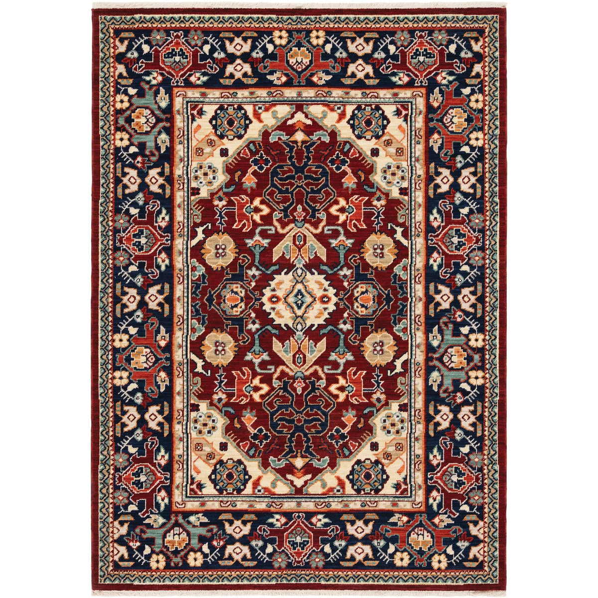 Oriental Weavers Sphinx Lilihan 2062R Red/ Blue Rugs - main flat
