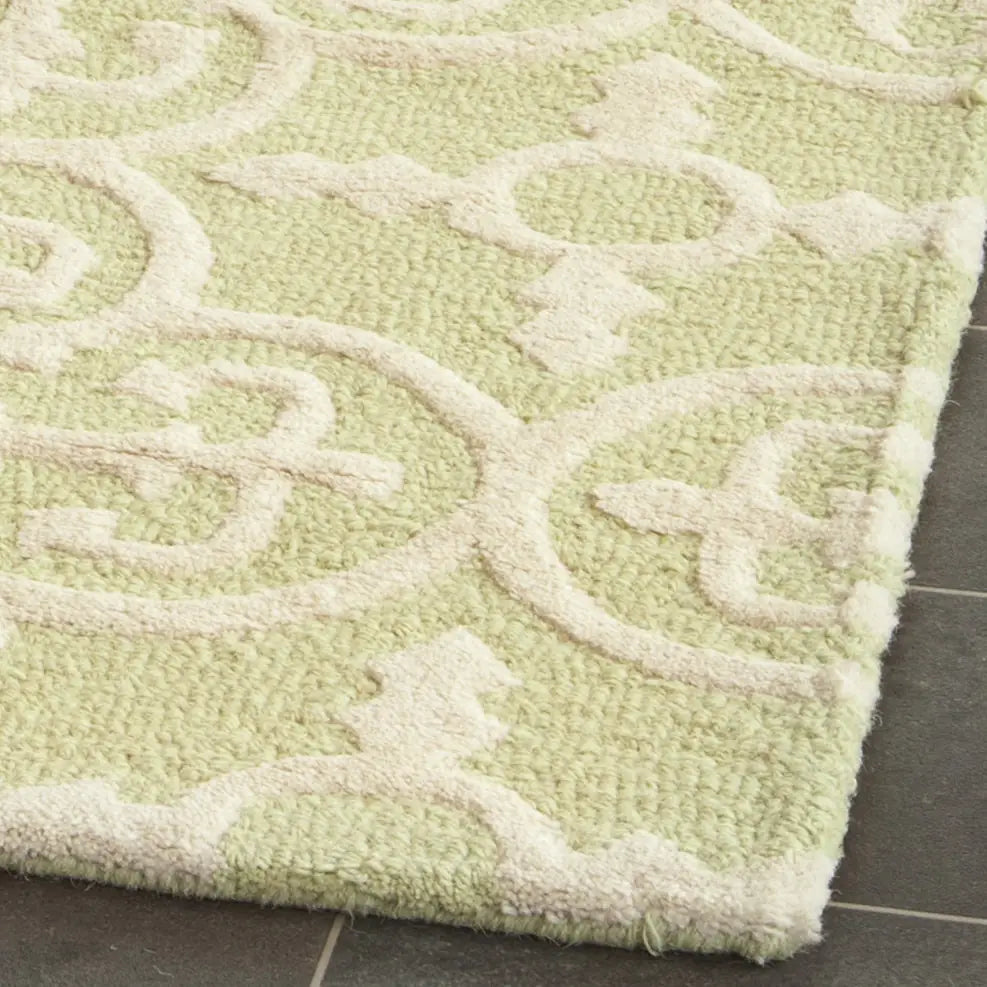 Safavieh Cambridge 2'-6" x 12'-0" Rug in Light Green / Ivory