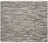 Safavieh Rag Rug 6'-0" x 6'-0" Rug in Black / Multi