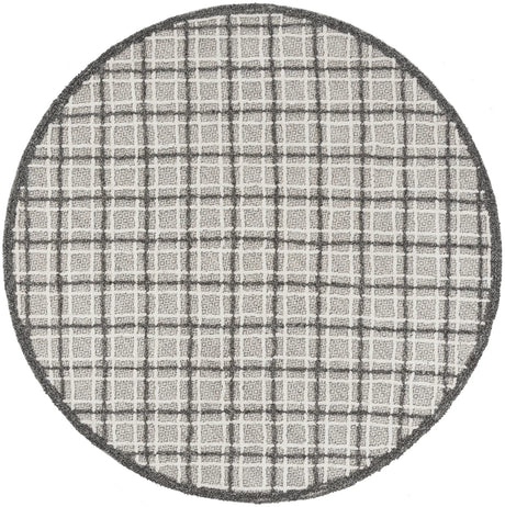 Safavieh Trace 6'-0" x 6'-0" Rug in Dark Grey / Light Grey