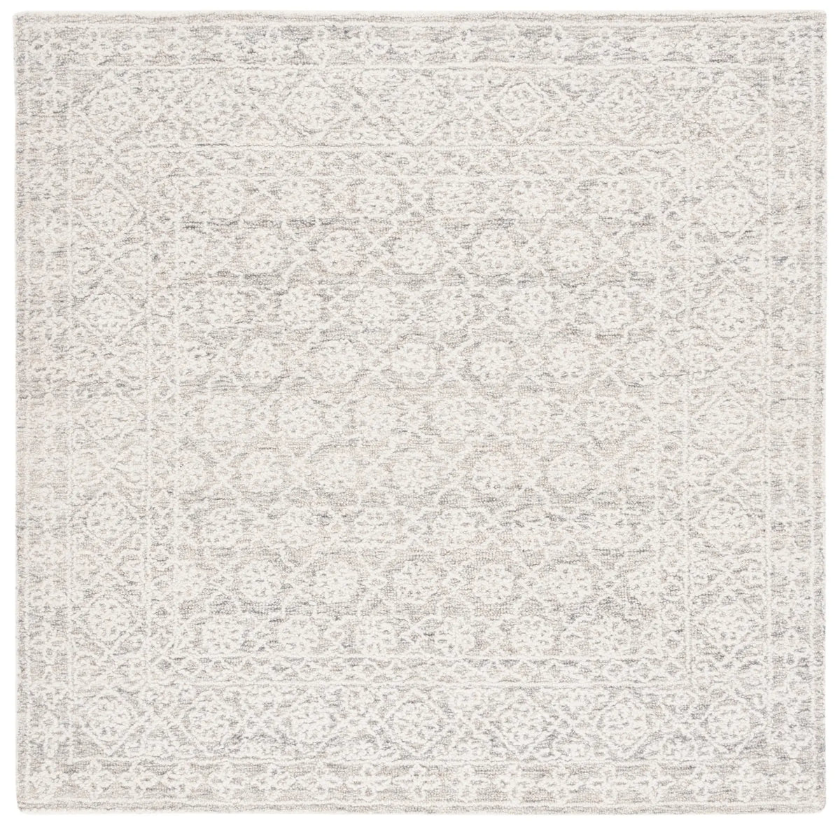 Safavieh Ebony 6'-0" x 6'-0" Rug in Grey / Ivory
