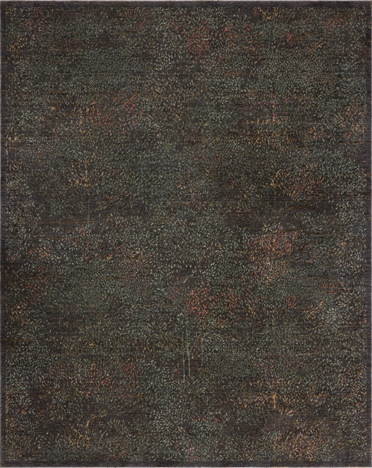 Loloi Winchester WNC-12 Traditional Power Loomed Ink, Forest Rug - main flat