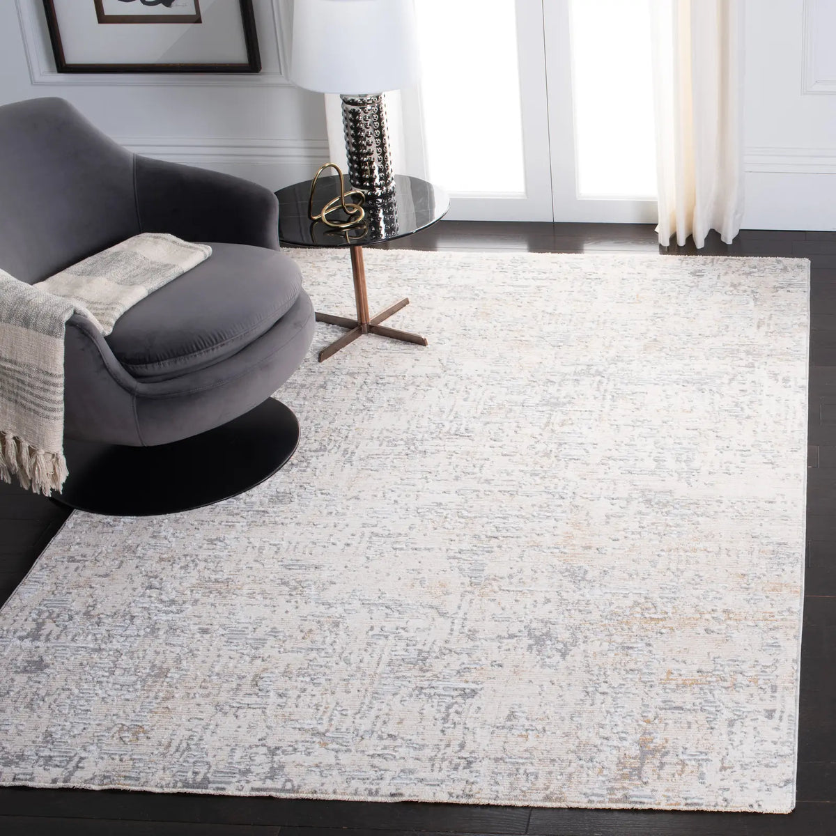 Safavieh Martha Stewart Sabrina 5'-0" x 8'-0" Rug in Grey / Grey