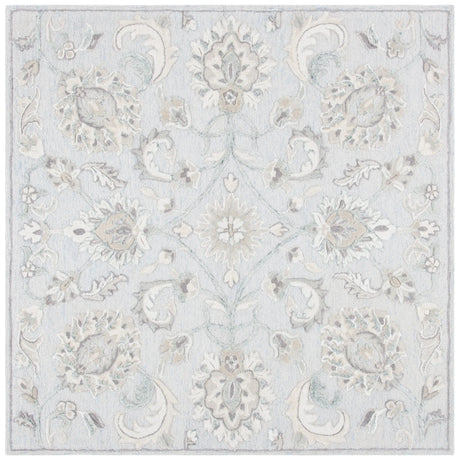 Safavieh Glamour 6'-0" x 6'-0" Rug in Light Blue / Ivory