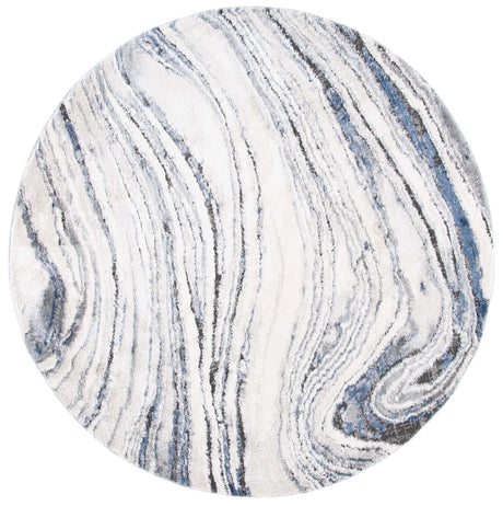 Safavieh Petra 6'-7" x 6'-7" Rug in Light Beige / Blue