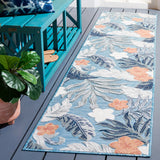 Safavieh Cabana 2'-0" x 10'-0" Rug in Blue / Grey