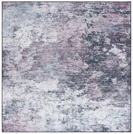 Safavieh Malibu 6'-0" x 6'-0" Rug in Plum / Black