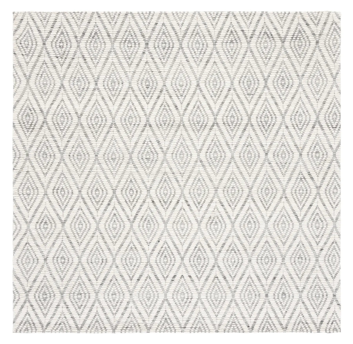 Safavieh Marbella 6'-0" x 6'-0" Rug in Dark Grey / Ivory