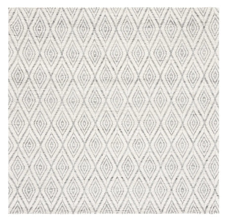 Safavieh Marbella 6'-0" x 6'-0" Rug in Dark Grey / Ivory