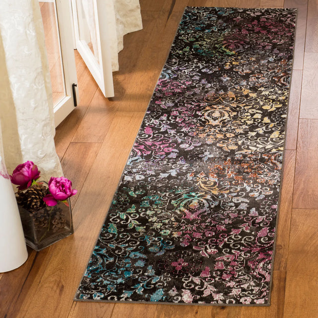 Safavieh Aria 2'-0" x 8'-0" Rug in Brown / Multi