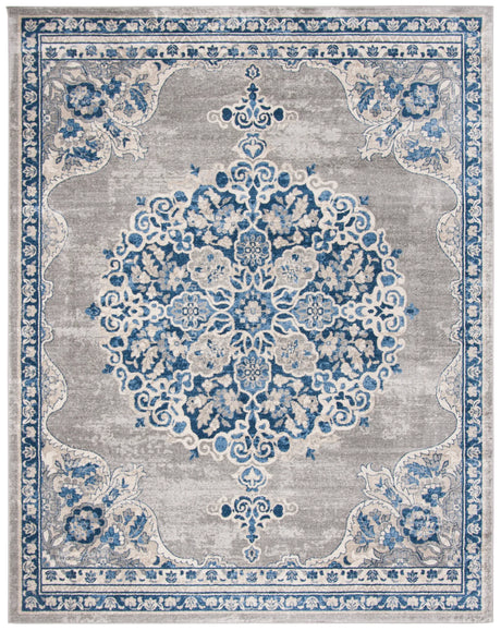 Safavieh Brentwood 10'-0" x 13'-0" Rug in Light Grey / Blue