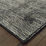 Oriental Weavers Sphinx Lucent 45904 Charcoal/ Black Rug - corner detail