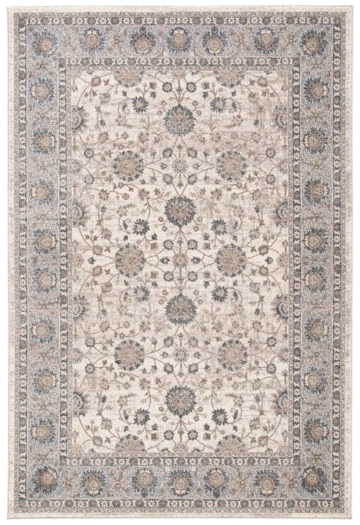 Safavieh Sofia 4'-0" x 5'-7" Rug in Ivory / Grey