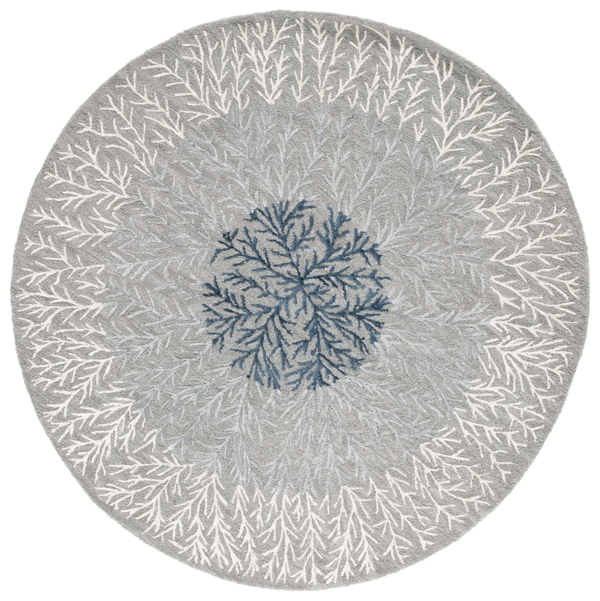 Safavieh Soho 6'-0" x 6'-0" Rug in Grey / Ivory