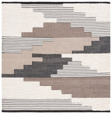 Safavieh Kenya 6'-0" x 6'-0" Rug in Black / Ivory