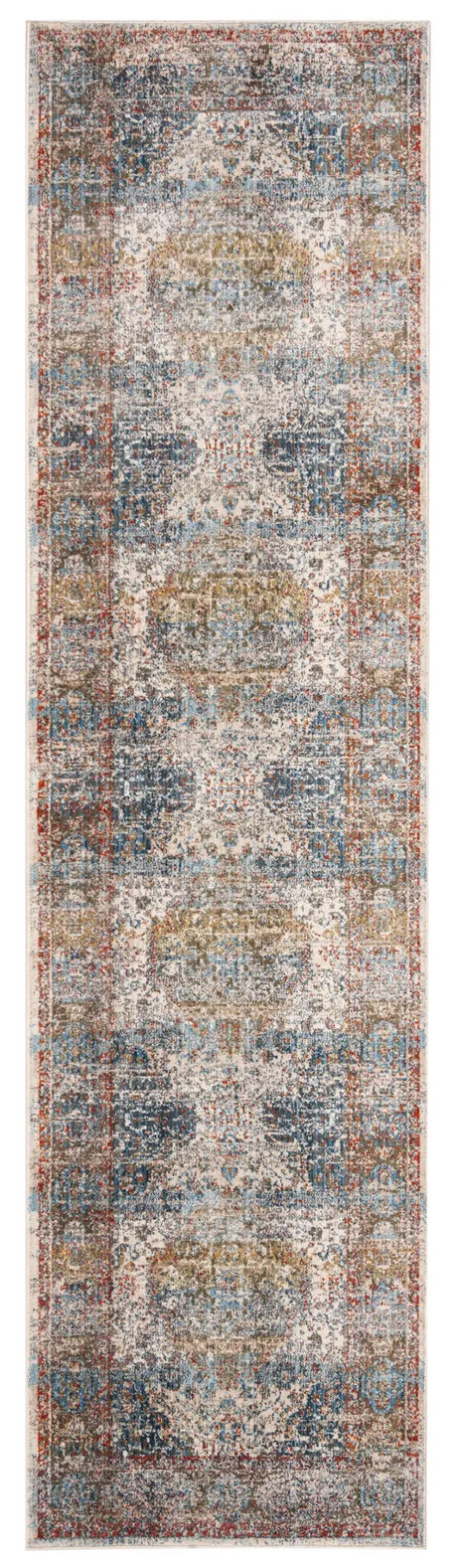 Safavieh Vintage Persian 2'-2" x 12'-0" Rug in Beige / Blue