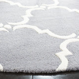 Safavieh Cambridge 6'-0" x 6'-0" Rug in Dark Grey / Ivory