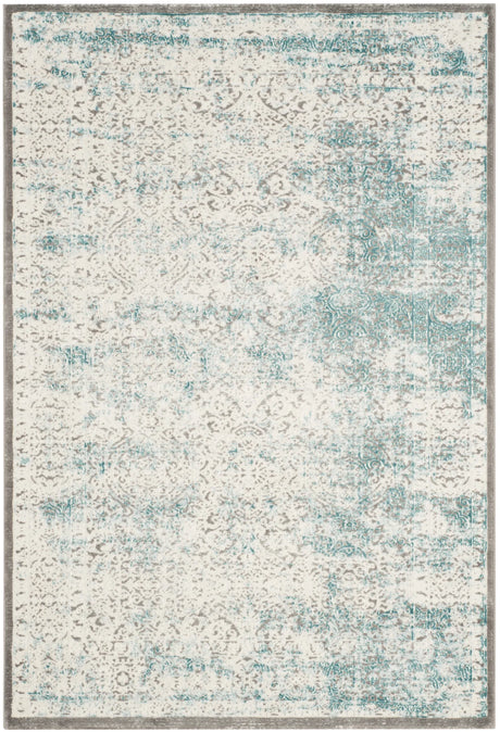 Safavieh Passion 3'-0" x 5'-0" Rug in Turquoise / Ivory