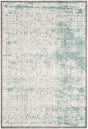 Safavieh Passion 3'-0" x 5'-0" Rug in Turquoise / Ivory