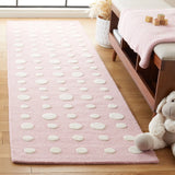 Safavieh Safavieh Kids 2'-3" x 8'-0" Rug in Pink / Ivory