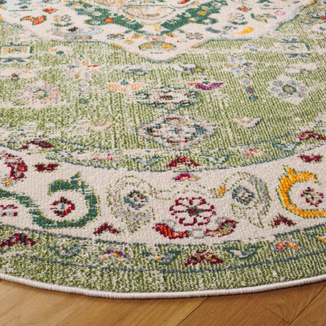 Safavieh Madison 6'-7" x 6'-7" Rug in Sage / Ivory