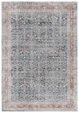 Safavieh Vintage Tabriz 4'-0" x 6'-0" Rug in Blue / Rust