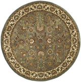 Safavieh Classic 8'-0" x 8'-0" Rug in Celadon / Ivory