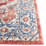 Safavieh Luna 4'-5" x 6'-5" Rug in Beige / Blue Rust