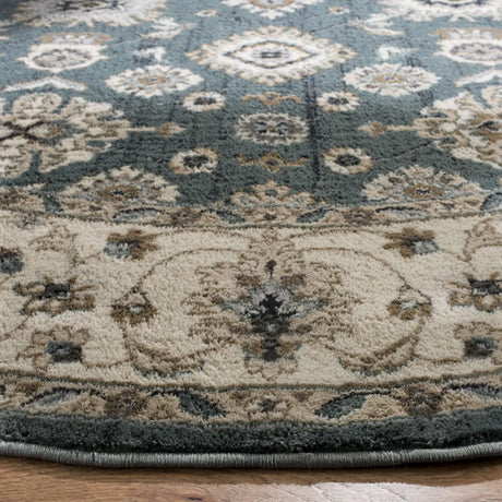 Safavieh Lyndhurst 7'-0" x 7'-0" Rug in Teal / Cream