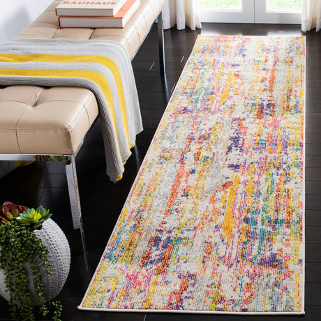 Safavieh Madison 200 2'-3" x 8'-0" Rug in Beige / Yellow