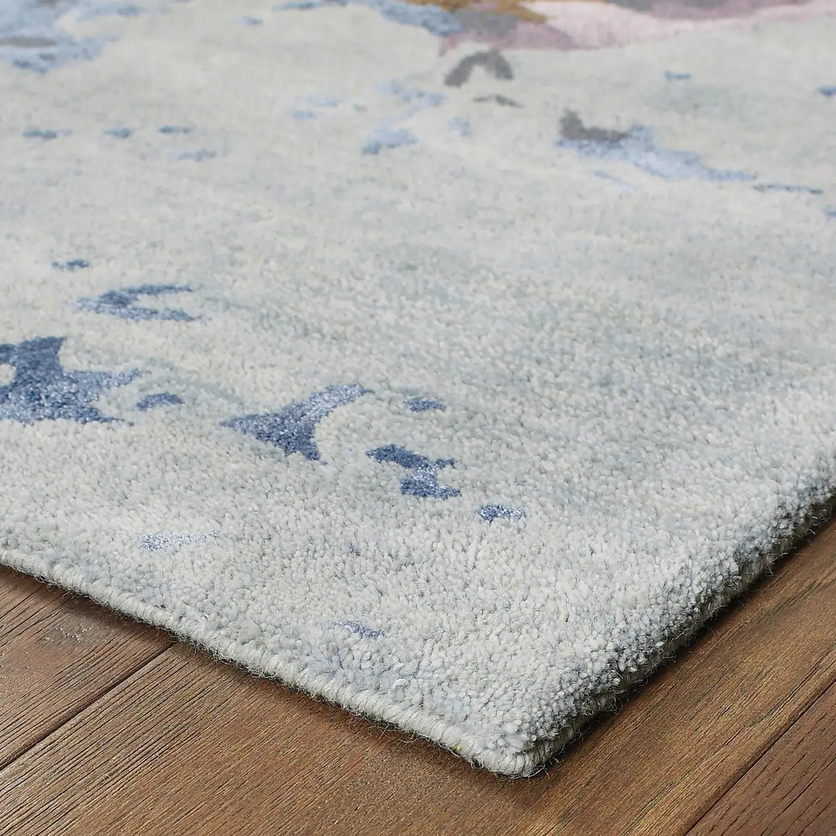 Oriental Weavers Sphinx Galaxy 21901 Blue / Purple Rugs - corner detail