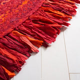 Safavieh Braided 5'-0" x 8'-0" Rug in Red