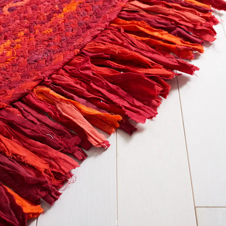 Safavieh Braided 5'-0" x 8'-0" Rug in Red
