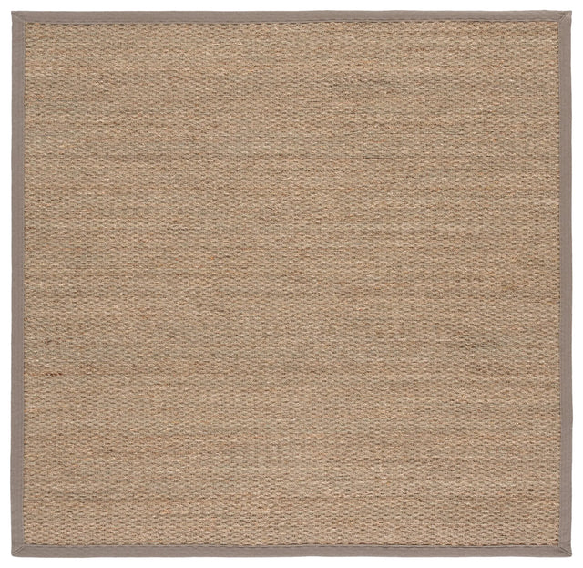 Safavieh Natural Fiber 6'-0" x 6'-0" Rug in Natural / Grey