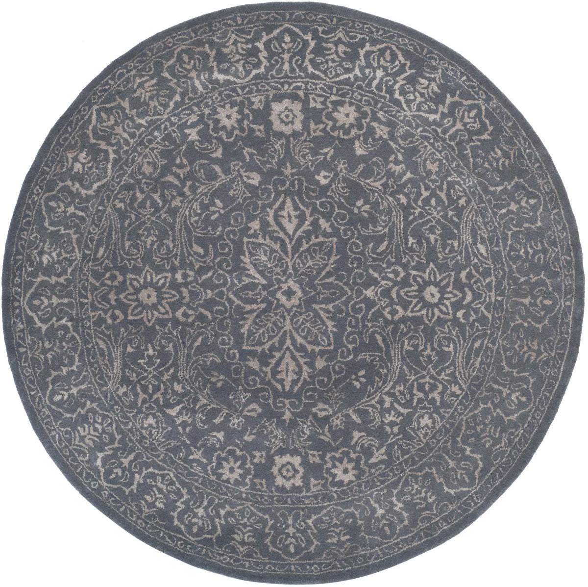 Safavieh Glamour 6'-0" x 6'-0" Rug in Steel / Blue