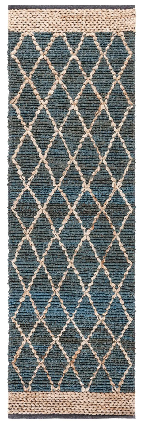 Safavieh Natural Fiber 2'-6" x 8'-0" Rug in Blue