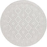 Safavieh Courtyard 6'-7" x 6'-7" Rug in Ivory / Light Grey