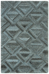 Safavieh Abstract 4'-0" x 6'-0" Rug in Blue / Black