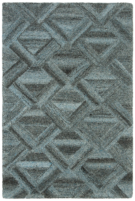 Safavieh Abstract 4'-0" x 6'-0" Rug in Blue / Black