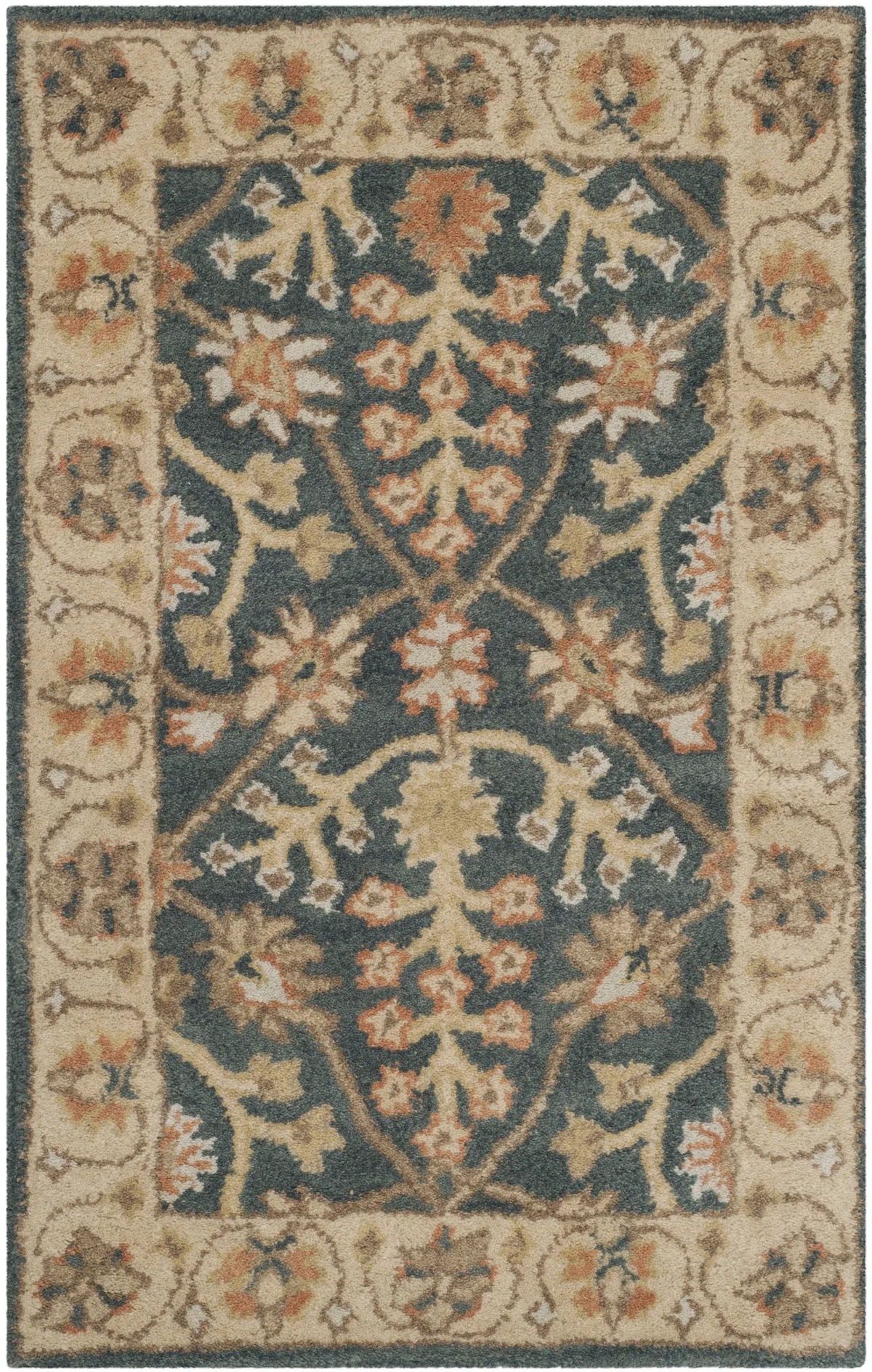 Safavieh Classic 2'-0" x 3'-0" Rug in Blue / Light Gold
