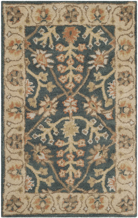 Safavieh Classic 2'-0" x 3'-0" Rug in Blue / Light Gold