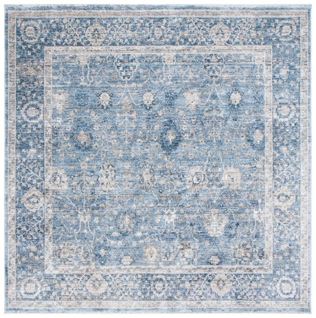 Safavieh Dream 6'-7" x 6'-7" Rug in Grey / Turquoise