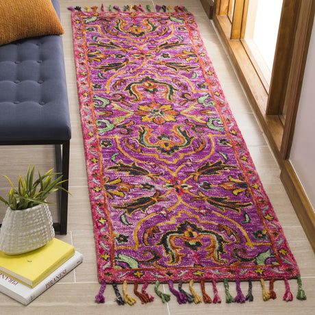 Safavieh Blossom 2'-3" x 8'-0" Rug in Purple / Multi