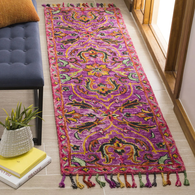 Safavieh Blossom 2'-3" x 8'-0" Rug in Purple / Multi
