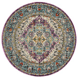 Safavieh Monaco 5'-0" x 5'-0" Rug in Violet / Light Blue