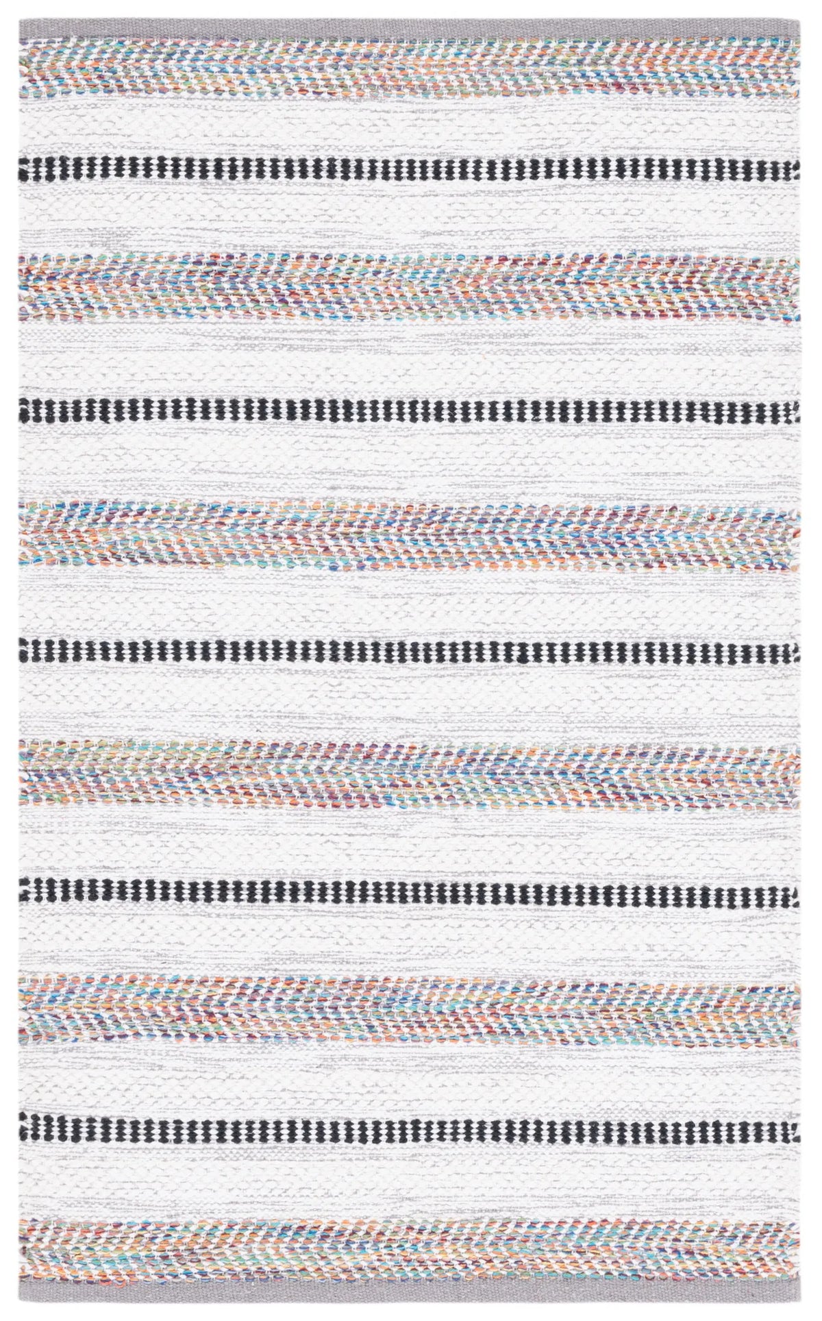 Safavieh Montauk 2'-0" x 3'-0" Rug in Grey / Ivory
